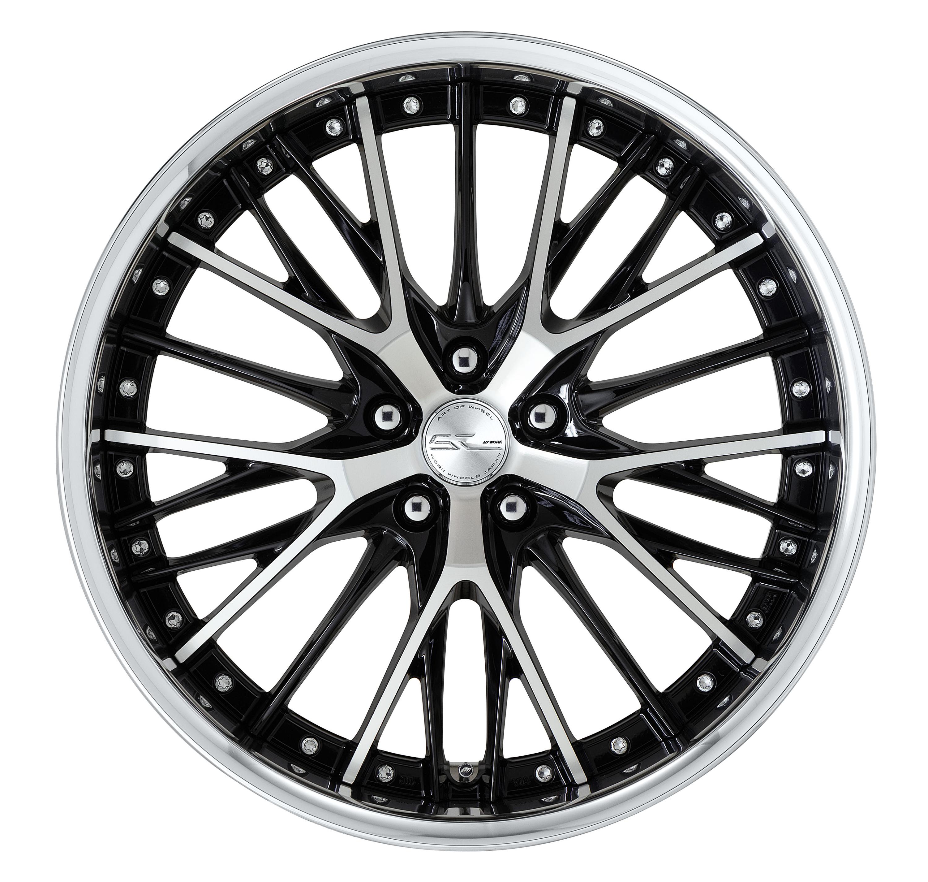 ■20inch ■Specifications: Black cut clear (standard) / Buff alumite rim (standard) ■Center cap (standard)