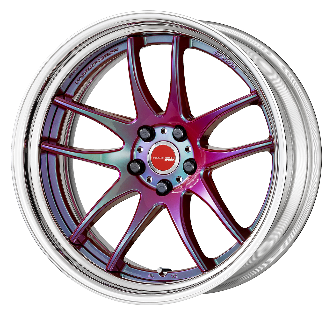 ■Size: 20-inch<br />
■Disc: Deep Concave (Shape) / Asterism Red (Custom)<br />
■Rim: Step Rim (Shape) / Buff Anodized (Standard)<br />
■Center Cap: Flat Type Red (Optional)