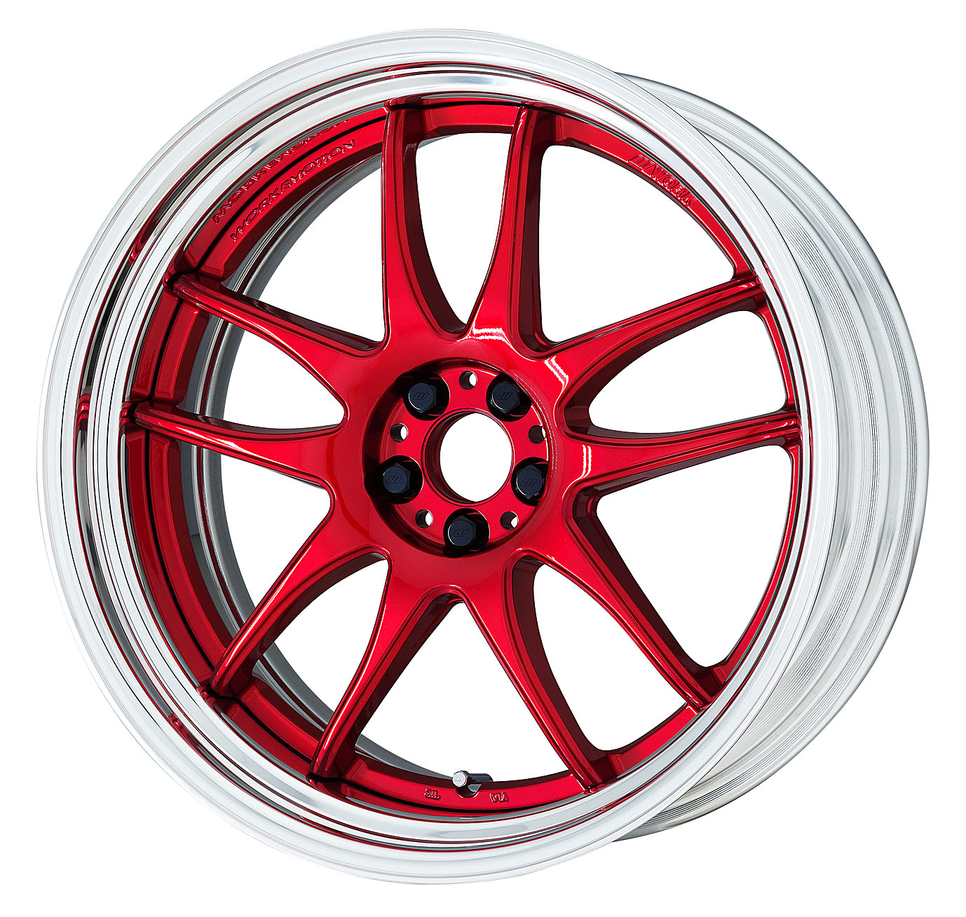 ■Size: 20-inch<br />
■Disc: Semi-concave (shape) / Candy Red (custom)<br />
■Rim: Step Rim (shape) / Buff Anodized (standard)