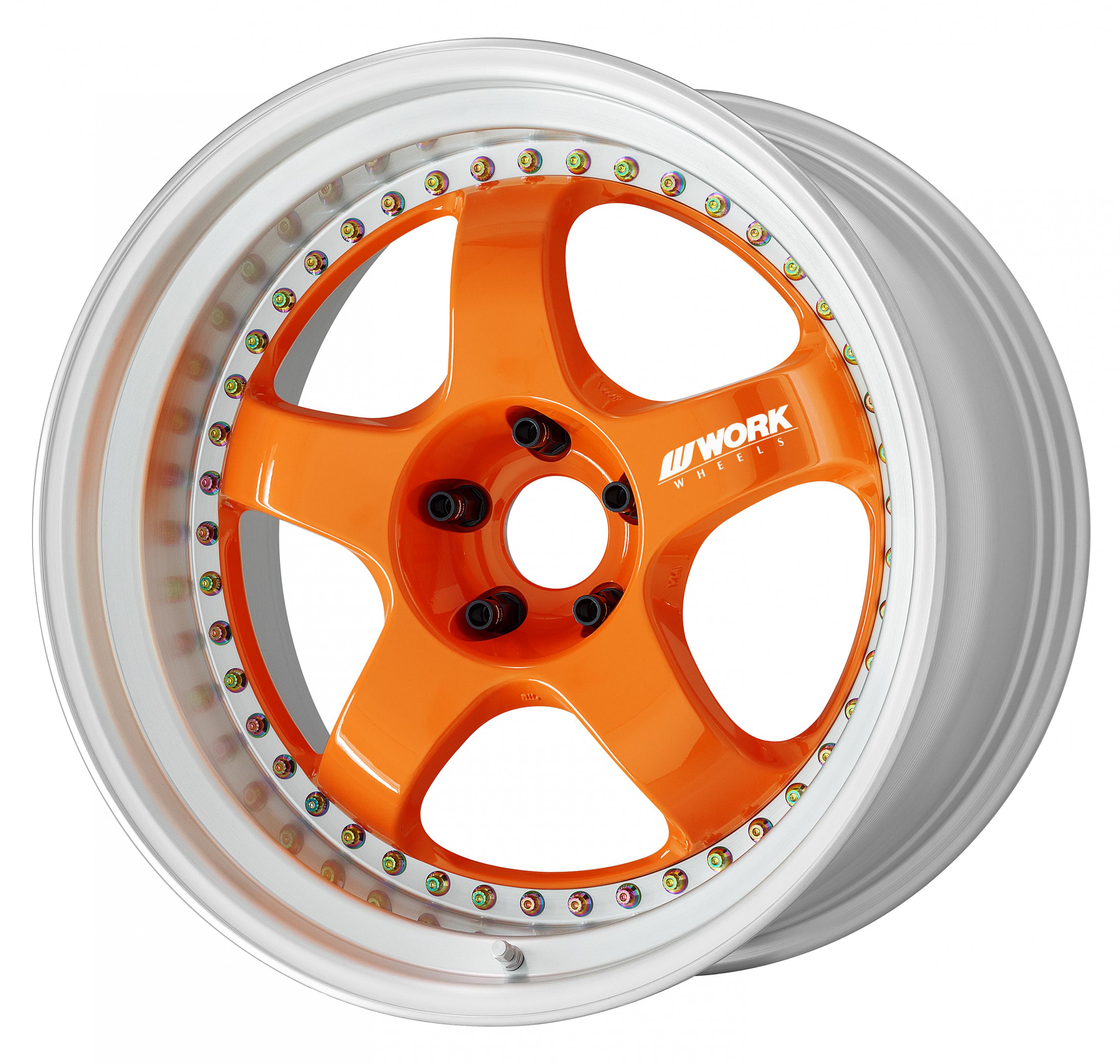 ■Size: 20-inch<br />
■Disc: Mandarin Alert (Custom)<br />
■Rim: Normal (Shape) / Brushed (Custom)<br />
■Piercing Bolt: Titanium-Coated Piercing Bolt (Custom)<br />
■Stickers: Included