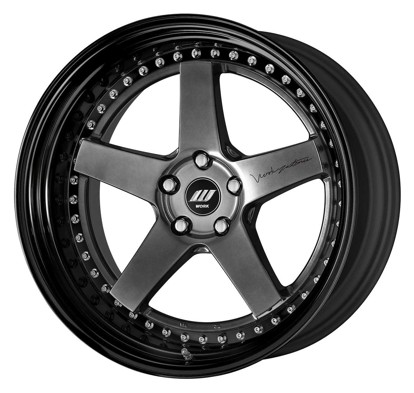 ■Size: 20-inch<br />
■Disc: Brilliant Silver Black (standard)<br />
■Rim: STEP RIM (shape) / Black Anodized (custom)<br />
■Center Cap: Black with Double Emblem (standard)<br />
■Sticker: Black (included)