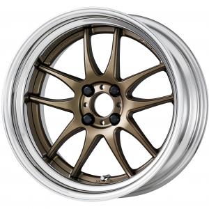 ■サイズ：17inch
■ディスク：セミコンケイブ(形状)/アッシュドチタン(標準)
■リム：STEP RIM(形状)/バフアルマイト(標準)