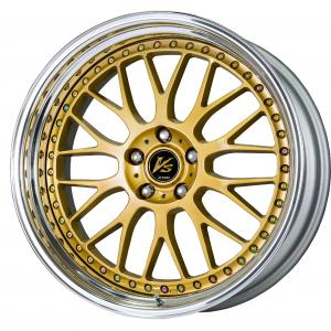 ■サイズ：20inch
■ディスク：ゴールド(標準)
■リム：STEP RIM(形状)/バフアルマイト(標準)
■ピアスボルト：チタンコートピアスボルト(カスタム)
■センターキャップ：ブラック(標準)