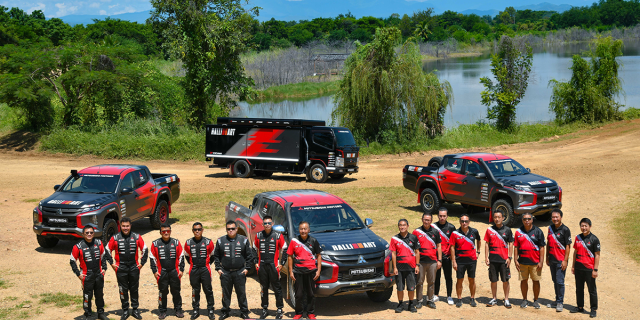 三菱自動車が技術支援する「チーム三菱ラリーアート」がアジアクロスカントリーラリー2022の参戦体制を発表