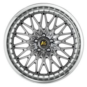 ■Size: 20inch
■disk: Brilliant silver black (standard)
■rim: FULL REVERSE (shape) / buff alumite (standard)
■Center cap: Black (standard)