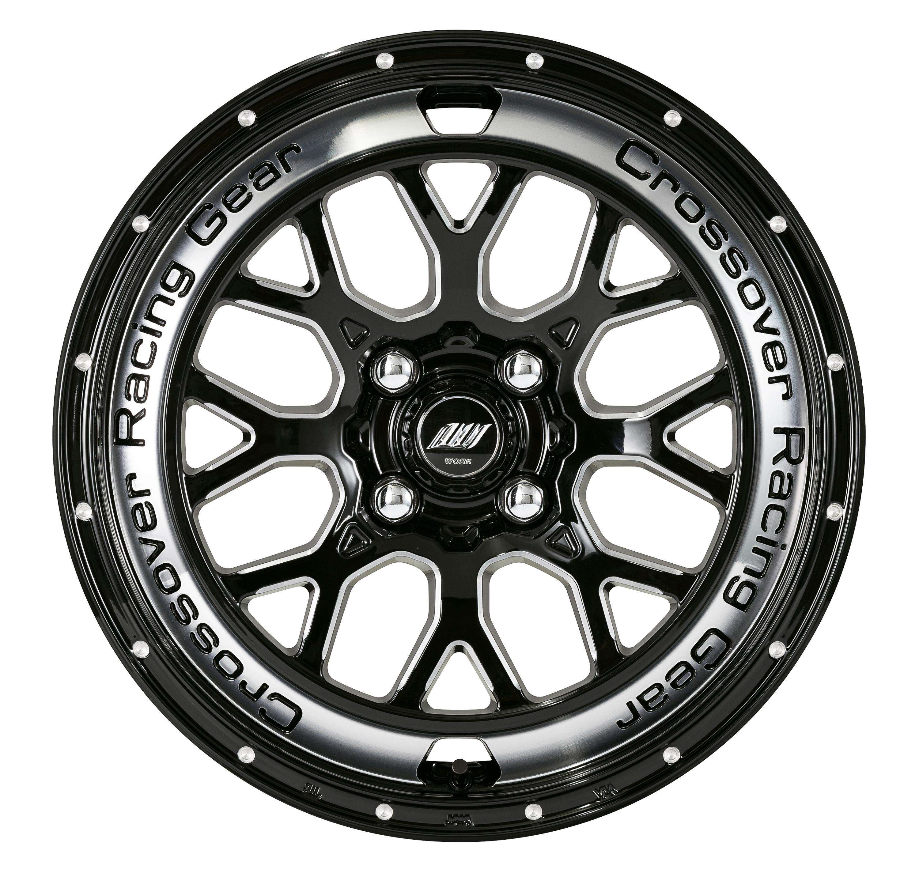 ■サイズ：16inch 6.0J +38
■ディスク：ブラックマシニングカットクリア(標準)
■リム：NORMAL(形状)
■センターキャップ：標準