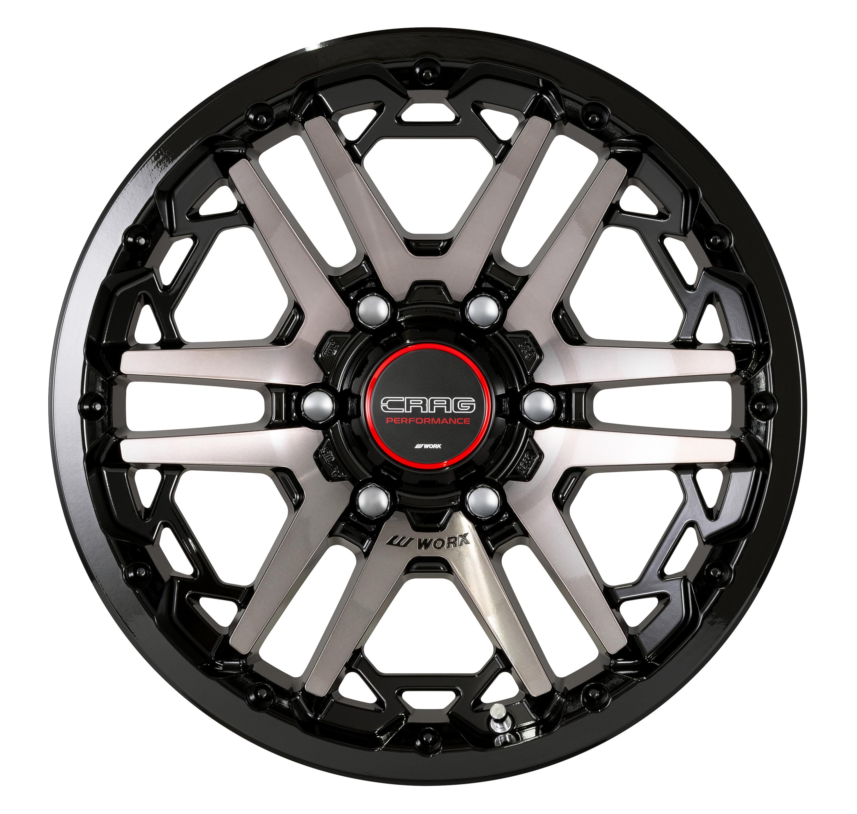 ■サイズ：17inch 8.0J +20
■ディスク：ブラッククリアグレー(標準)
■リム：NORMAL(形状)
■センターキャップ：レッドリング(標準)