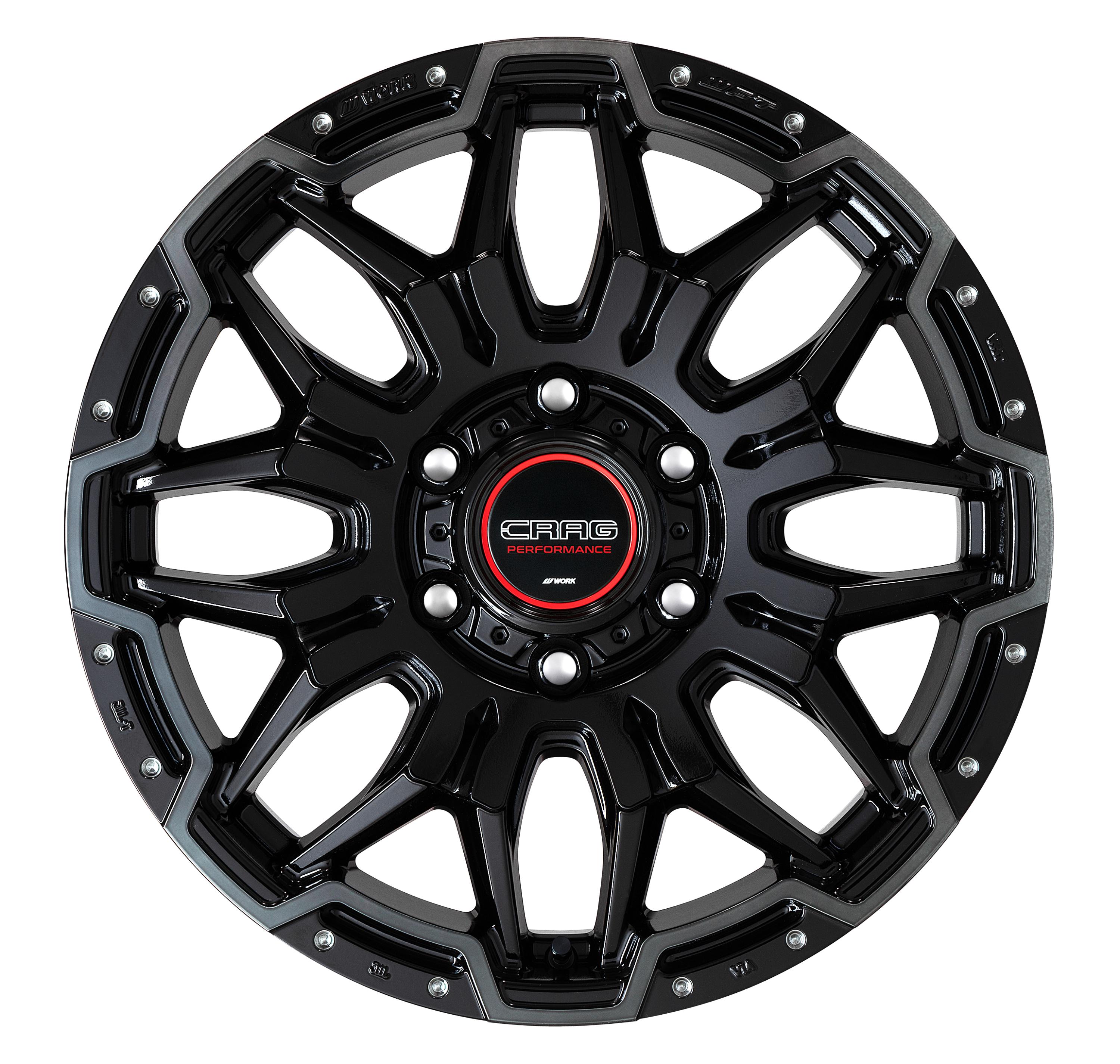 ■Size: 18inch
■Disk: Black cut clear black pierce machining (standard)
■rim: NORMAL (shape)
■ Center cap: Red ring (standard)