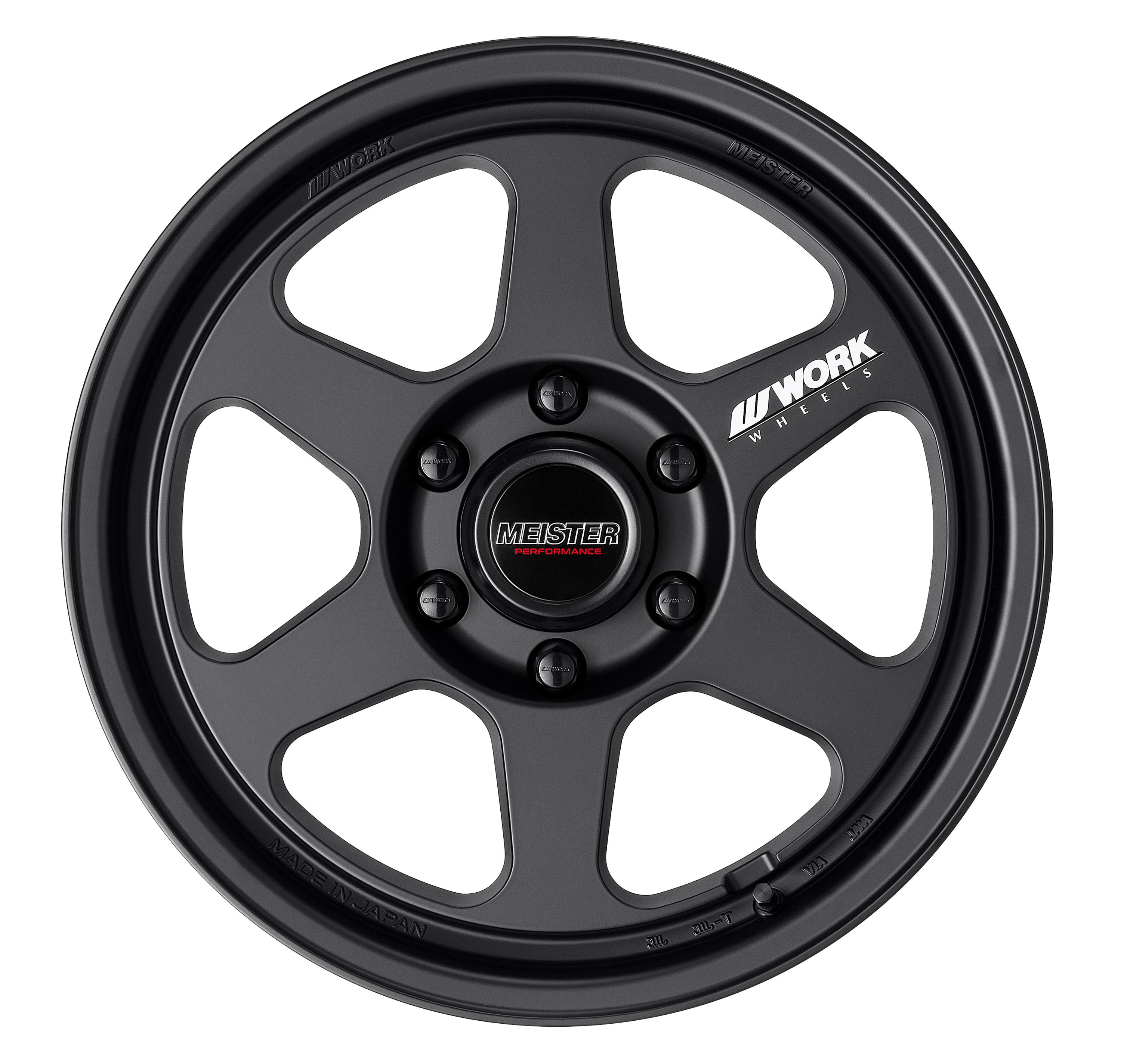■サイズ：18inch 8.5J +52
■ディスク：マットブラック(標準)
■リム：NORMAL(形状)
■センターキャップ：マットブラック(オプション)
■ステッカー：標準同梱