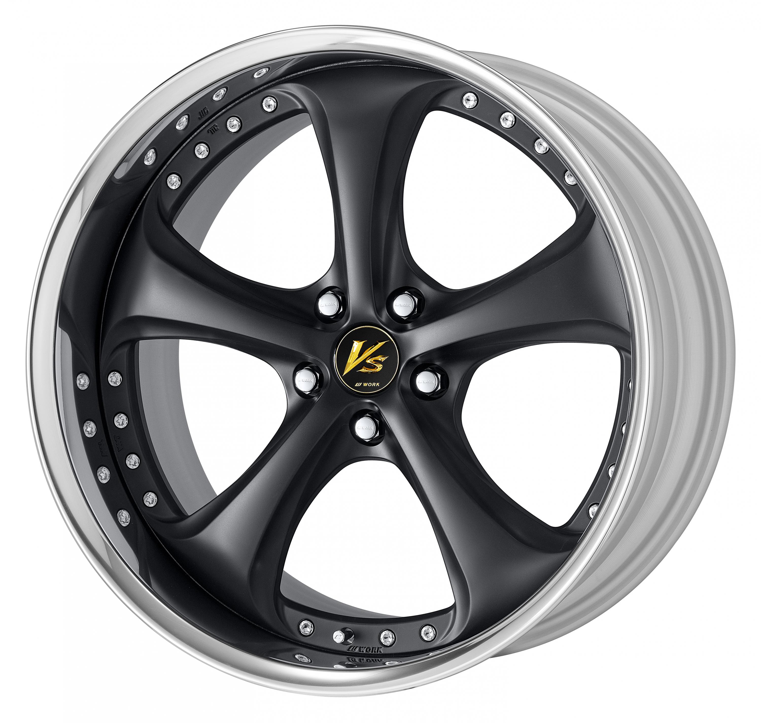 ■サイズ:20inch<br />
■ディスク:マットブラック(カスタム)<br />
■リム:FULL REVERSE(形状)/バフアルマイト(標準)<br />
■センターキャップ:ブラック(セレクトオプション)