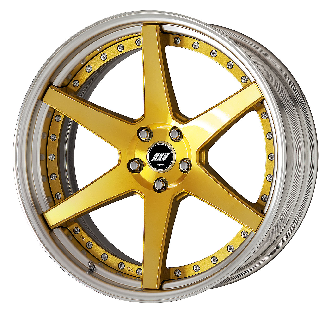 ■Size: 21-inch<br />
■Disc: Deep Concave (Shape) / Imperial Gold (Custom)<br />
■Rim: Step Rim (Shape) / Cut Anodized (Standard)<br />
■Center Cap: Black (Standard)