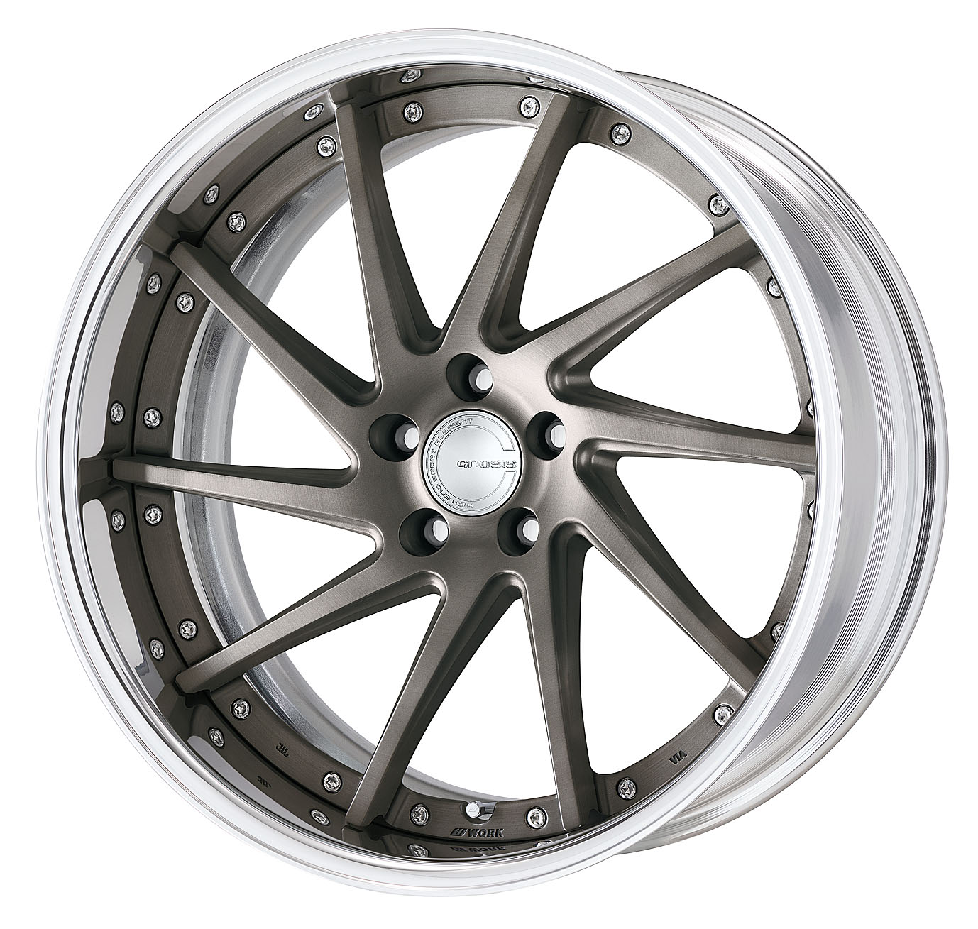 ■20inch ■Middle concave ■Specifications:Matte gray brushed/buff alumite rim(standard) ■Center cap(standard)