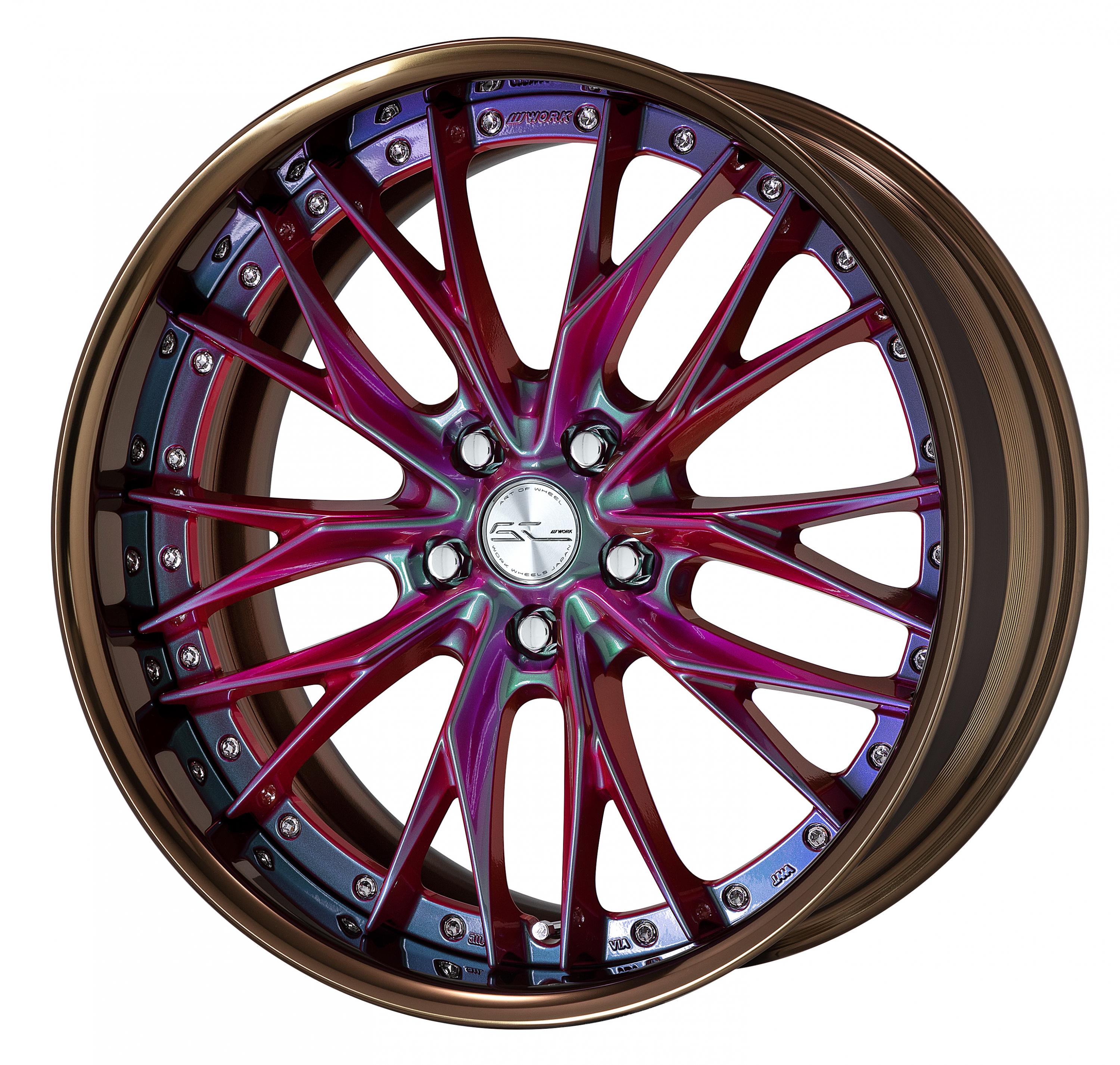 ■サイズ:20inch<br />
■ディスク:アステリズムレッド(カスタム)<br />
■リム:FULL REVERSE(形状)/ブロンズアルマイト(カスタム)<br />
■センターキャップ:スピン(標準)