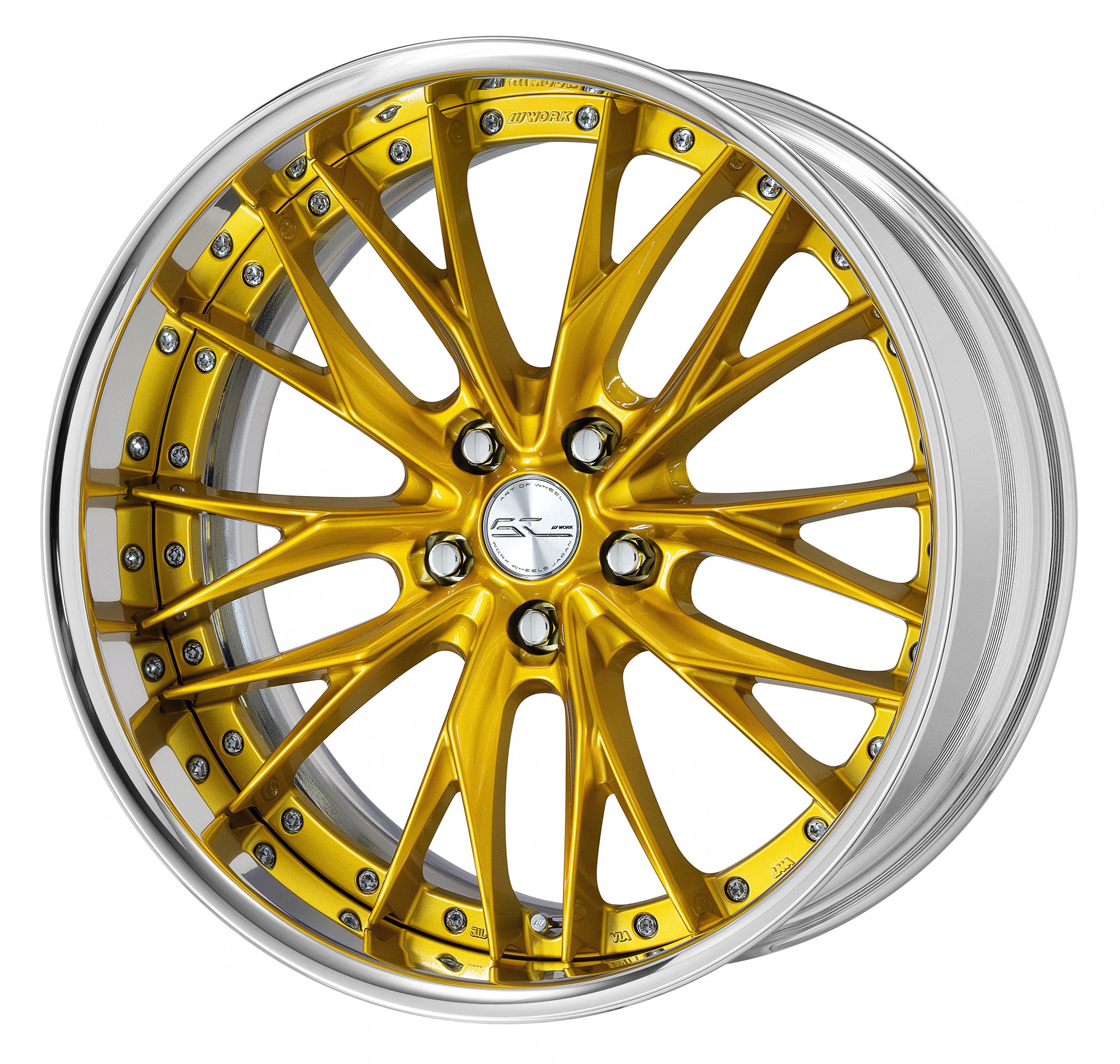■サイズ:20inch<br />
■ディスク:キャンディインペリアルゴールド(カスタム)<br />
■リム:FULL REVERSE(形状)/バフアルマイト(標準)<br />
■センターキャップ:スピン(標準)