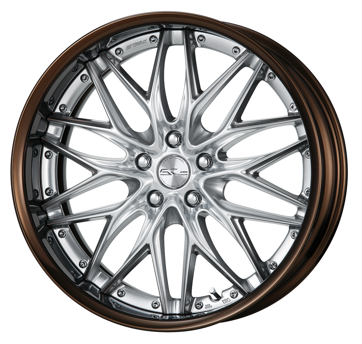 ■サイズ:20inch<br />
■ディスク:シルキーリッチシルバー(標準)<br />
■リム:FULL REVERSE(形状)/ブロンズアルマイト(カスタム)<br />
■センターキャップ:スピン(標準)