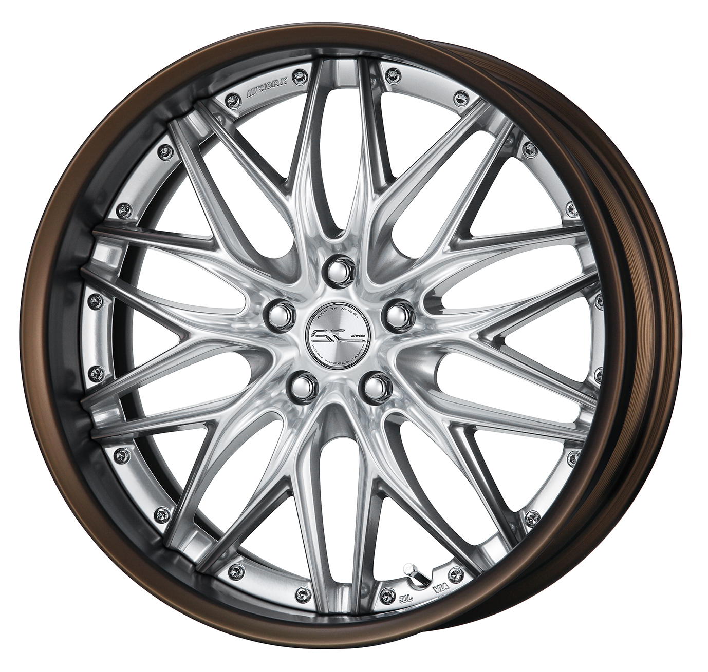 ■サイズ:20inch<br />
■ディスク:シルキーリッチシルバー(標準)<br />
■リム:FULL REVERSE(形状)/マットブロンズアルマイト(カスタム)<br />
■センターキャップ:スピン(標準)