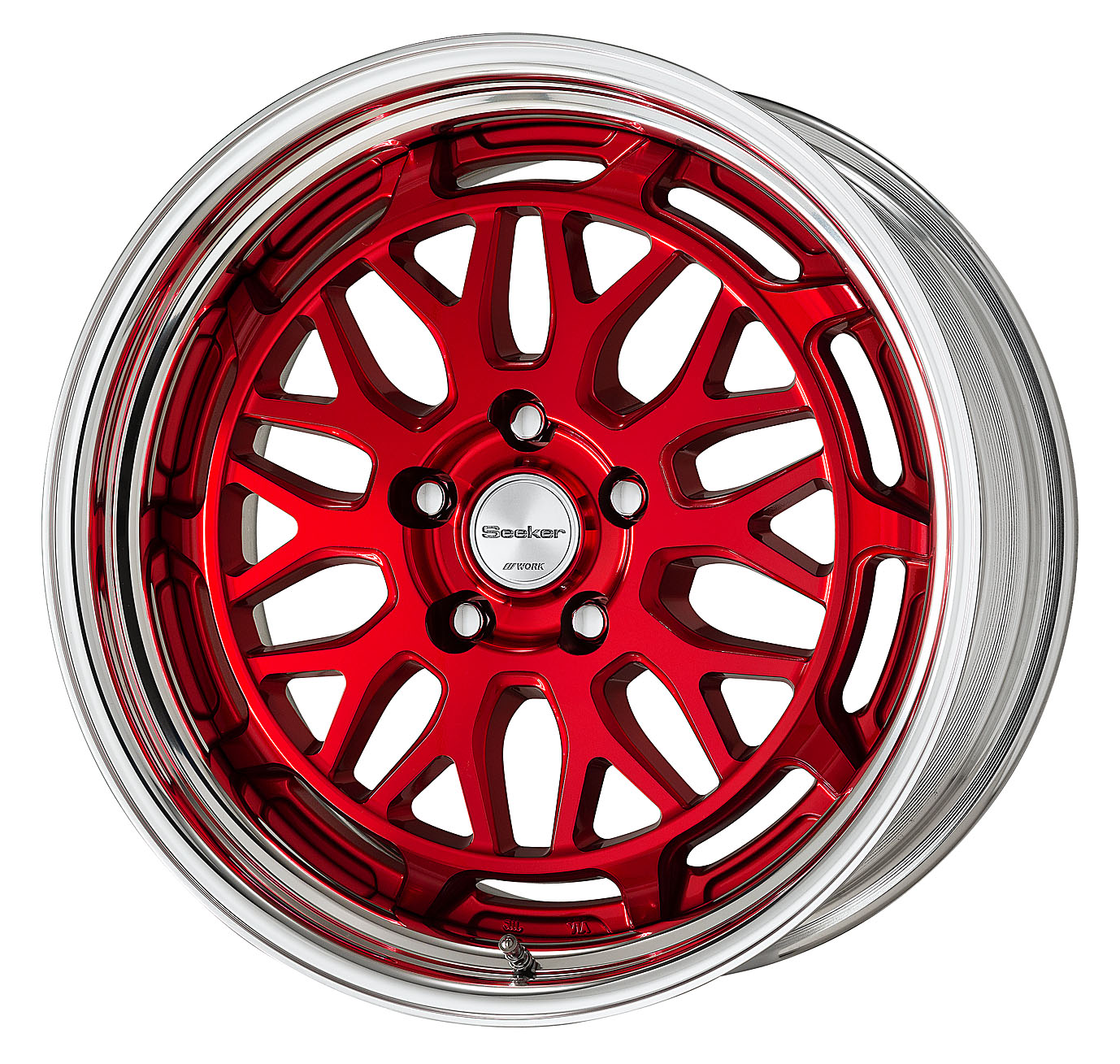 ■サイズ:18inch<br />
■ディスク:シルバー/クリアレッド(カスタム)<br />
■リム:STEP RIM(形状)/バフアルマイト(標準)<br />
■センターキャップ:標準