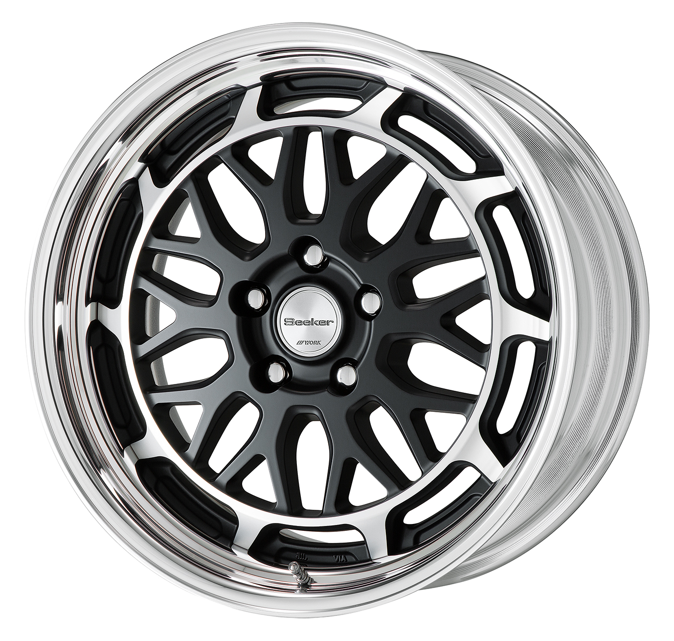 ■サイズ:18inch<br />
■ディスク:マットブラックカットクリア(カスタム)<br />
■リム:STEP RIM(形状)/バフアルマイト(標準)<br />
■センターキャップ:標準