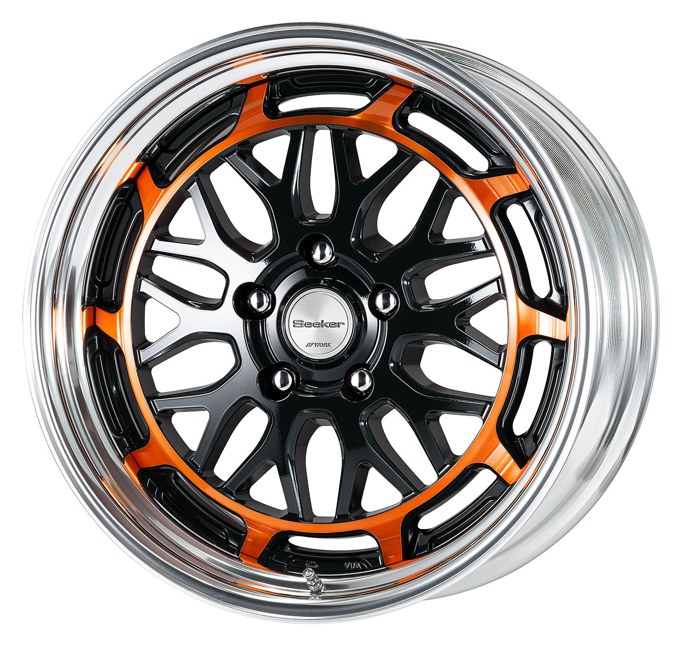 ■サイズ:18inch<br />
■ディスク:ブラックカットクリアベース/カッパークリア(カスタム)<br />
■リム:STEP RIM(形状)/バフアルマイト(標準)<br />
■センターキャップ:標準