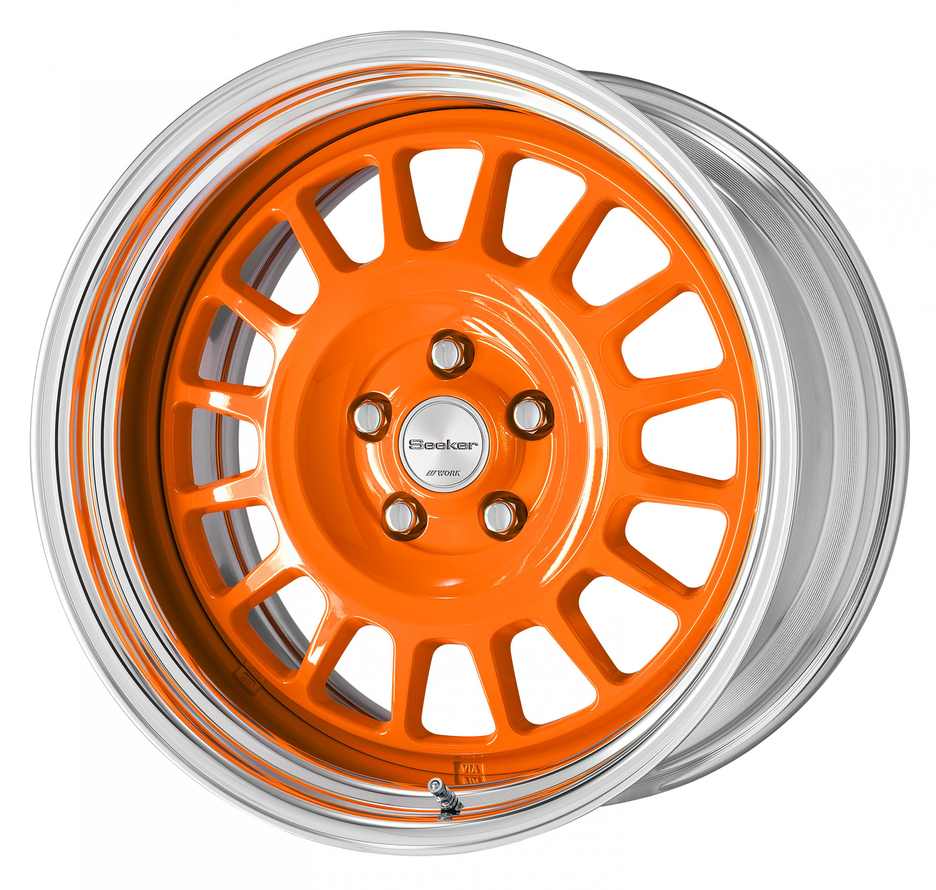 ■サイズ:18inch<br />
■ディスク:マンダリンアラート(カスタム)<br />
■リム:STEP RIM(形状)/バフアルマイト(標準)<br />
■センターキャップ:標準