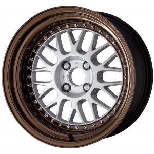 SILVER (SIL) + bronze anodized rim + Black valve 16inch