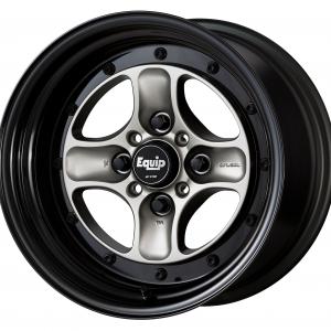 Brut Silver (BSL) +Black  Alumite Rim (COP) + B Set 15inch