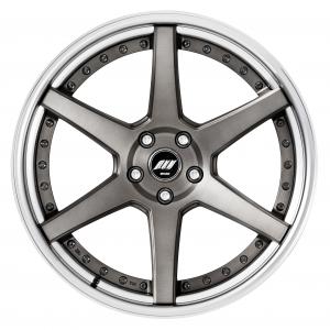 ■サイズ：20inch
■ディスク：ディープコンケイブ(形状)/マットグレーブラッシュド(カスタム)
■リム：STEP RIM(形状)/カットアルマイト(標準)
■センターキャップ：ブラック(標準)
■ピアスボルト：ブラックピアスボルト(カスタム)
■エアバルブ：ブラックエアバルブ(カスタム)