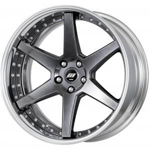 Brilliant Silver Black (BSB) 20inch Middle Concave