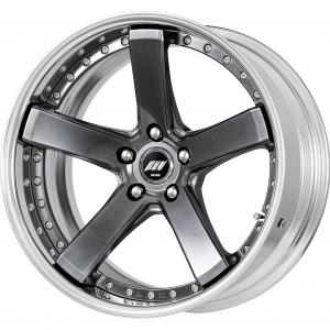 Brilliant Silver Black (BSB) 19inch Deep Concave 