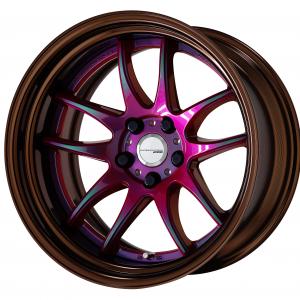 【Step rim】 color rise clear: asterism red (ARR) * deep concave bronze alumite rim 18inch