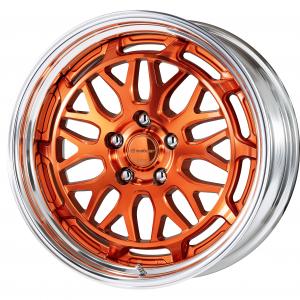 ■サイズ：18inch
■ディスク：カットクリアベース／カッパークリア(カスタム)
■リム：STEP RIM(形状)/バフアルマイト(標準)
■センターキャップ：カッパークリア(オプション)