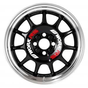 ■16inch ■STEP RIM ■Specifications: Black (standard) / Buff alumite rim (standard) ■White / red sticker (standard included)