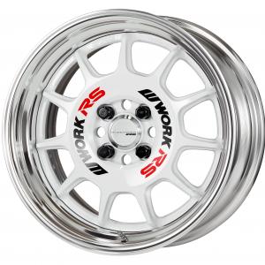 ■16inch ■STEP RIM ■Specifications: White (standard) / Buff alumite rim (standard) ■Optional center cap ■Black / red sticker (standard included)