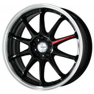 ■サイズ：18inch
■ディスク：ブラックダイヤカットリム(標準)
■リム：NORMAL(形状)
■センターキャップ：FLAT TYPE WORK(標準)
■スポーツデカール：レッド(標準同梱)