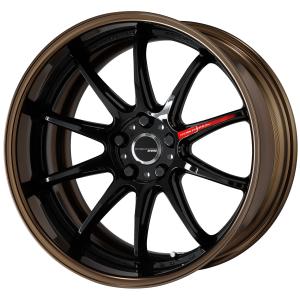 Black(B)19inch 10.0J+23 DEEP-CONCAVE * COP: Bronze Anodized Rim Option Cap [FLAT TYPE Black]