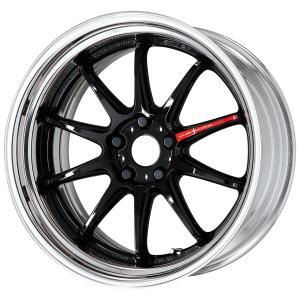 【Step rim】Black(B)19inch 9.5J+24 MIDDLE-CONCAVE