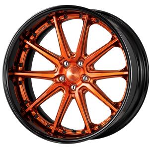 ■サイズ：21inch
■ディスク：コンポジットバフブラッシュドベース／カッパークリア(カスタム)
■リム：FULL REVERSE(形状)/ブラックアルマイト(カスタム)
■センターキャップ：カッパークリア(オプション)
■ピアスボルト：ブラックピアスボルト(カスタム)
■エアバルブ：ブラックエアバルブ(カスタム)