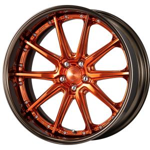 ■サイズ：21inch
■ディスク：バフフィニッシュベース／カッパークリア(カスタム)
■リム：FULL REVERSE(形状)/ブロンズアルマイト(カスタム)
■センターキャップ：カッパークリア(オプション)