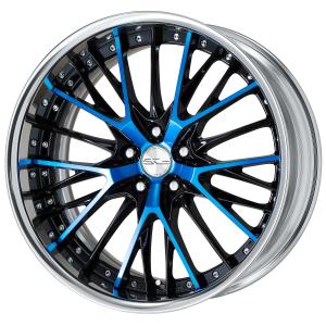 ■20inch ■Specifications: Black / Clear blue / Buff alumite rim (standard) ■Center cap (standard)