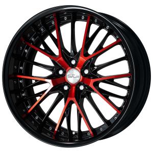 ■20inch ■Specifications: Black / Clear Red / Black Alumite Rim ■Center Cap (Standard)