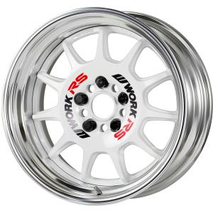 ■17inch ■STEP RIM ■Specifications: White (standard) / Buff alumite rim (standard) ■Black / red sticker (standard included)