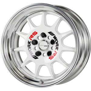 ■サイズ：17inch
■ディスク：ホワイト(標準)
■リム：STEP RIM(形状)/バフアルマイト(標準)
■センターキャップ：FLAT TYPE シルバー(オプション)
■ステッカー：ブラック・レッド(標準同梱)