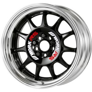 ■17inch ■STEP RIM ■Specifications: Black (standard) / Buff alumite rim (standard) ■White / red sticker (standard included)