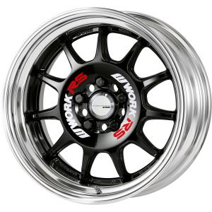 ■17inch ■STEP RIM ■Specifications: Black (standard) / Buff alumite rim (standard) ■Optional center cap ■White / red sticker (standard included)