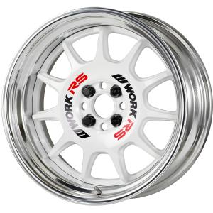 ■17inch ■STEP RIM ■Specifications: White (standard) / Buff alumite rim (standard) ■Black / red sticker (standard included)