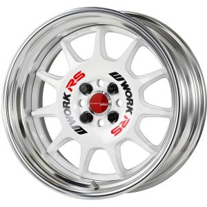 ■サイズ：17inch
■ディスク：ホワイト(標準)
■リム：STEP RIM(形状)/バフアルマイト(標準)
■センターキャップ：FLAT TYPE レッド(オプション)
■ステッカー：ブラック・レッド(標準同梱)