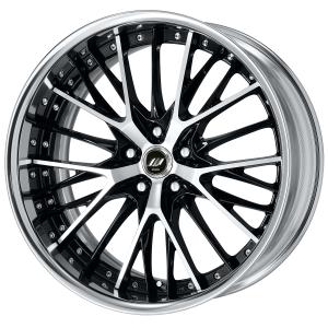 ■ 20inch ■ Specifications: Black cut clear (standard) / Buff alumite rim (standard) ■ Optional center cap