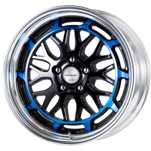 ■サイズ：18inch
■ディスク：ブラック／クリアブルー(カスタム)
■リム：STEP RIM(形状)/バフアルマイト(標準)
■センターキャップ：標準