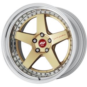 ■サイズ：19inch
■ディスク：ゴールド(標準)
■リム：STEP RIM(形状)/バフアルマイト(標準)
■センターキャップ：レッド・Wエンブレム(標準)
■ステッカー：レッド(標準同梱)