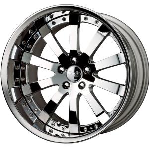 ■サイズ：19inch
■ディスク：スーパークロームメッキ(標準)
■リム：FULL REVERSE(形状)/バフアルマイト(標準)
■センターキャップ：クロームメッキ(標準)